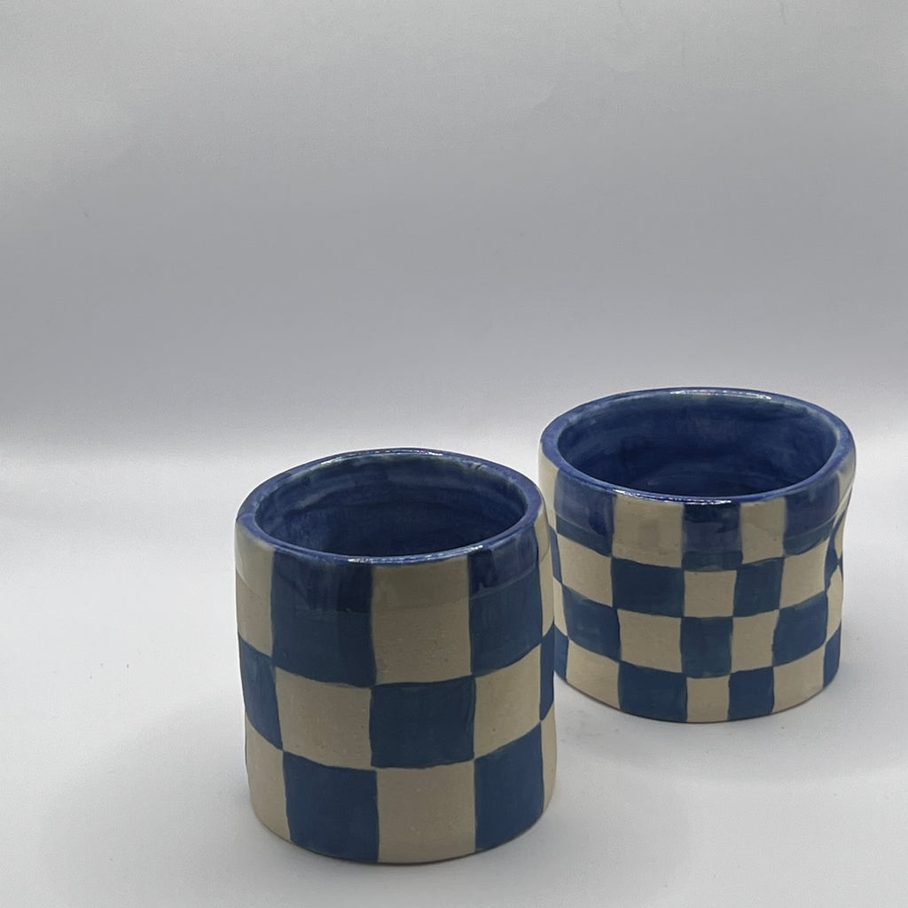 Tile Checkerboard Coffee Mugs