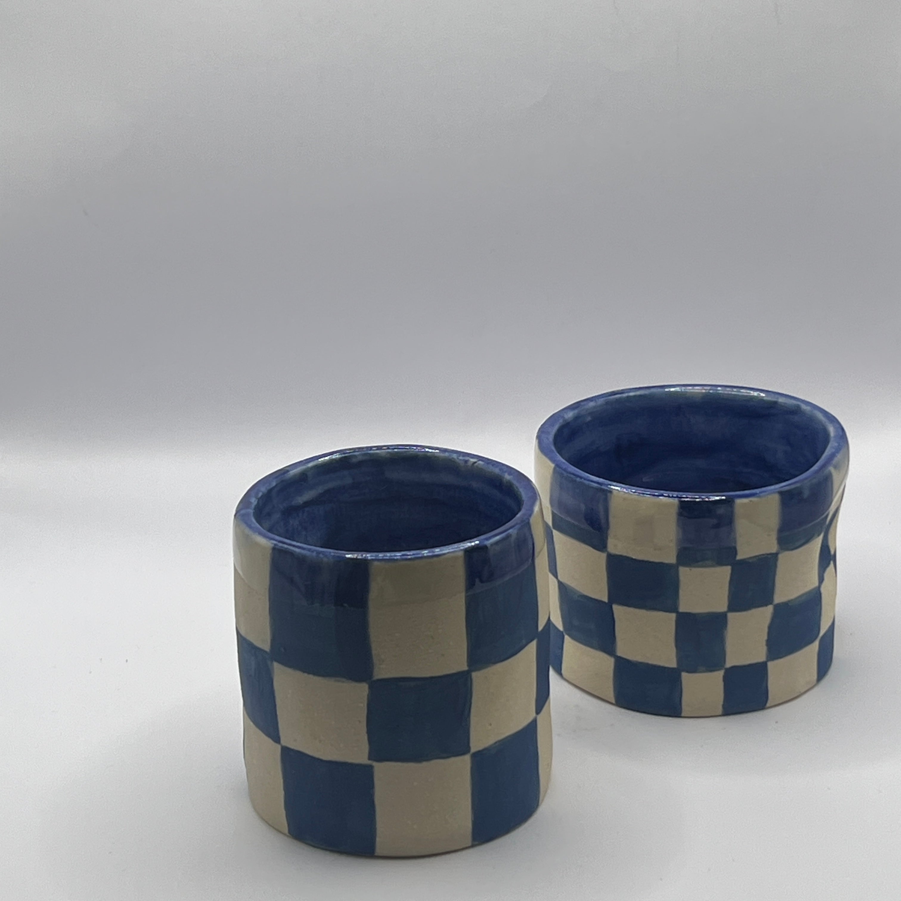 Tile Checkerboard Coffee Mugs