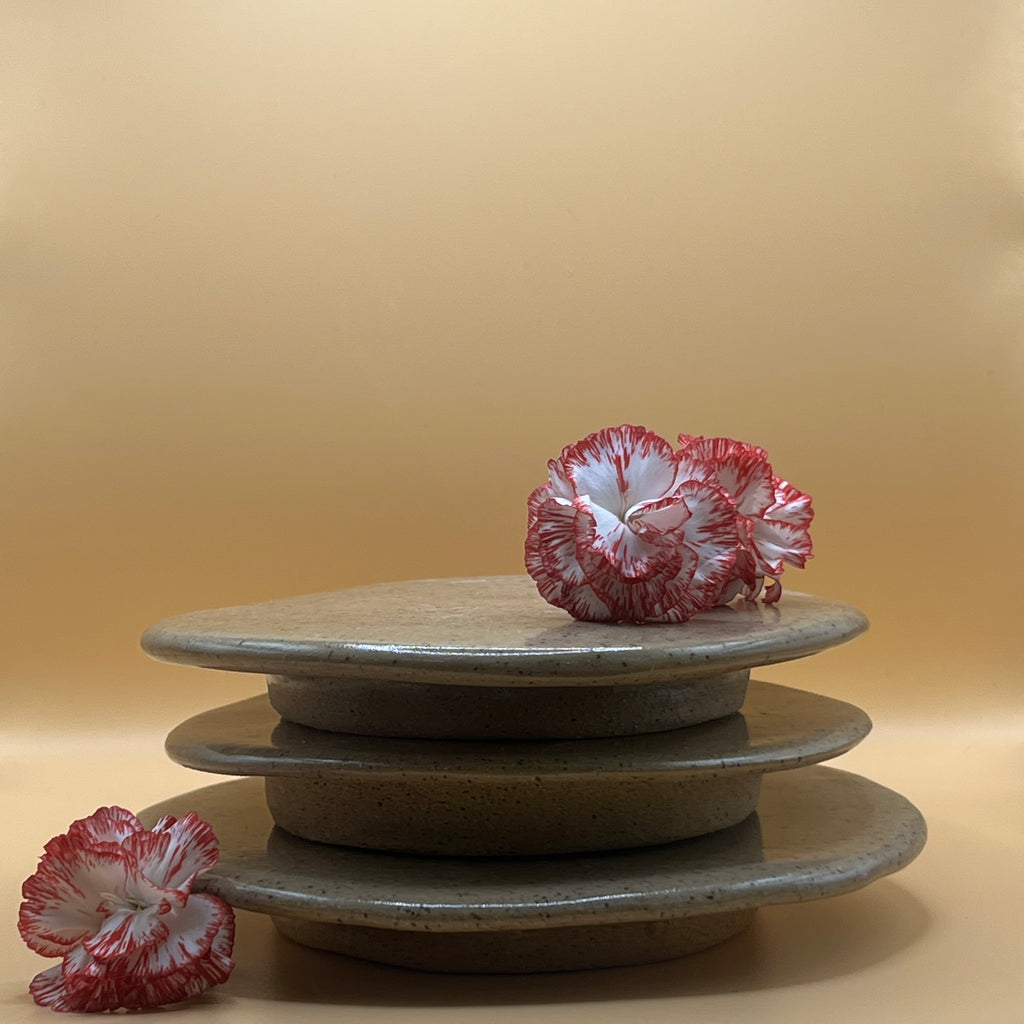 Stackable Brown Platter