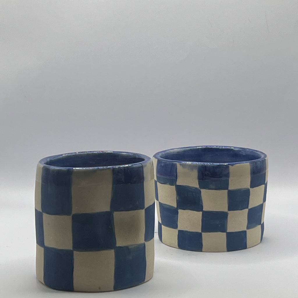 Tile Checkerboard Coffee Mugs